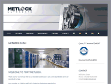 Tablet Screenshot of metlock.com